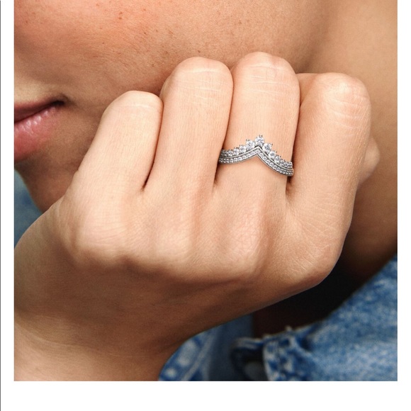 Pandora Princess Wishbone Ring - Picture 2 of 4